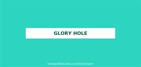 glory hole français